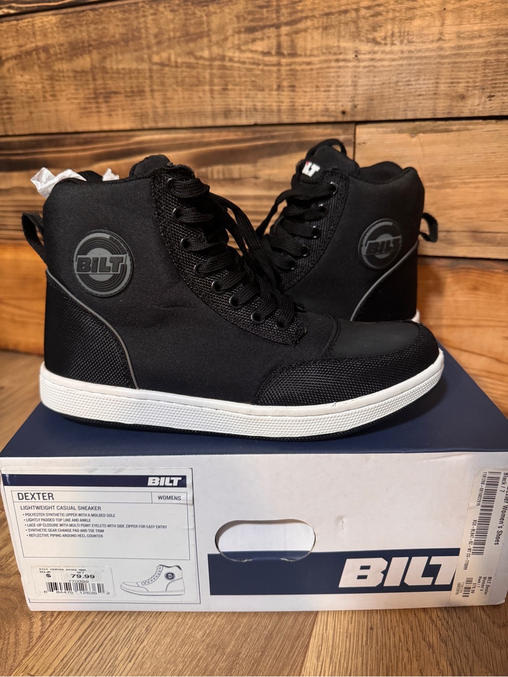 BILT Dexter Women’s Motorcycle ATV Sneakers – Size 7 – New in Box High Tops
